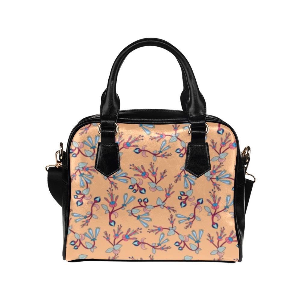 Swift Floral Peach Shoulder Handbag by 49 Dzine
