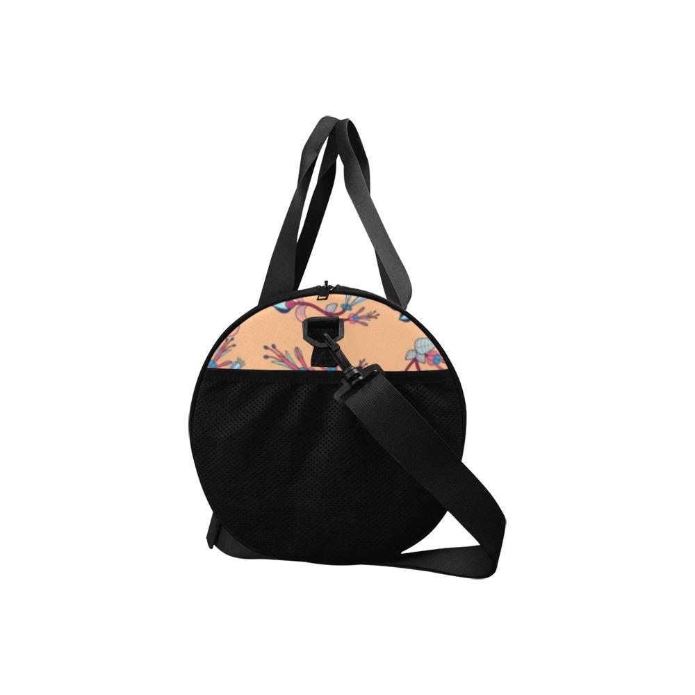 Swift Floral Peache Duffle Bag (Model 1679) Duffle Bag (1679) e-joyer