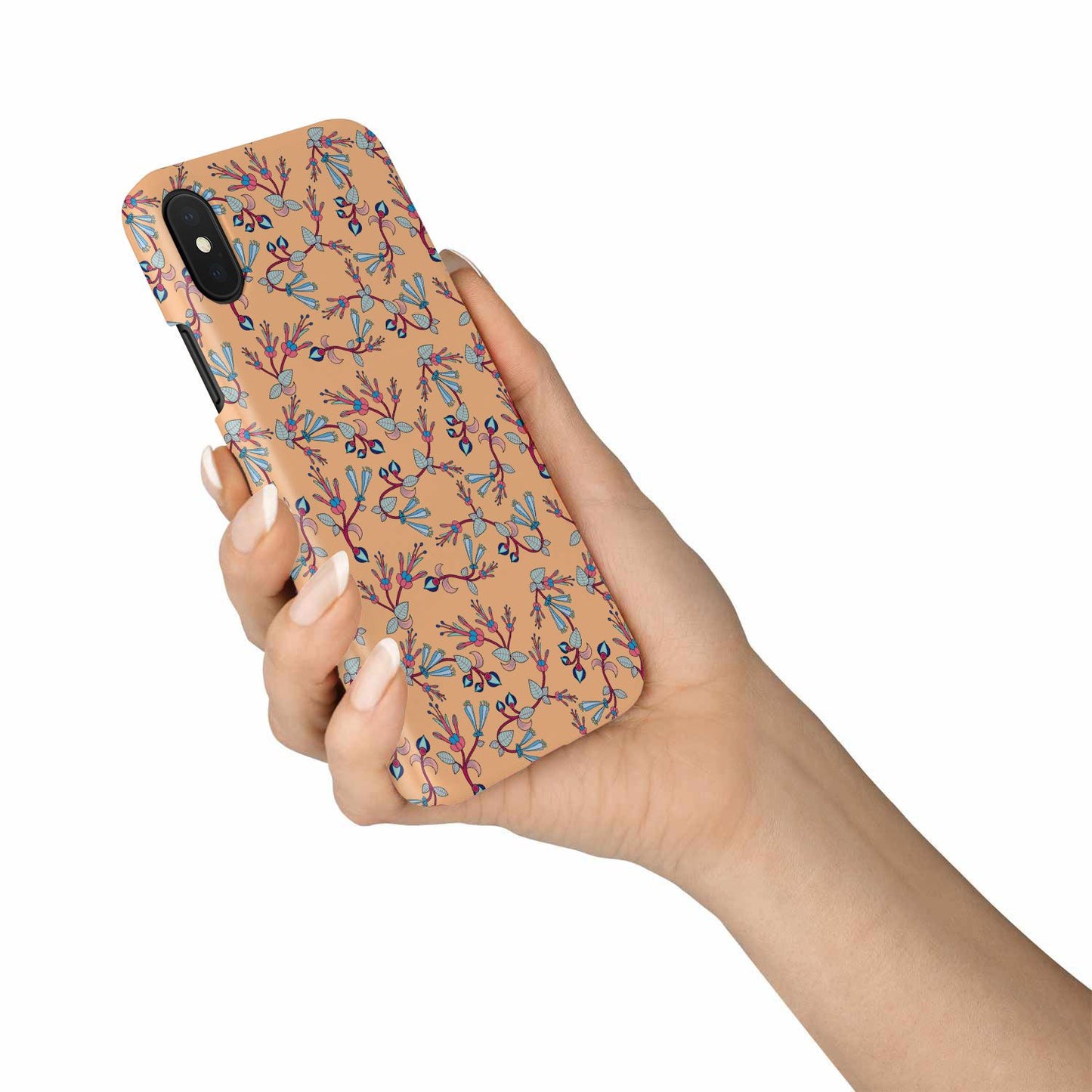 Swift Floral Peache Phone Case Phone Case wc-fulfillment