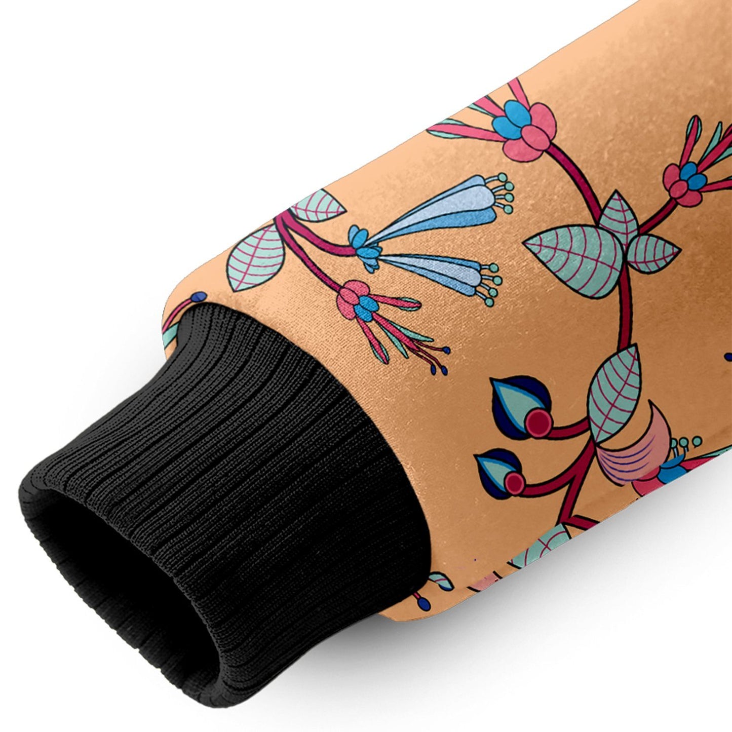 Swift Floral Peache Sherpa Hoodie hoodie Herman