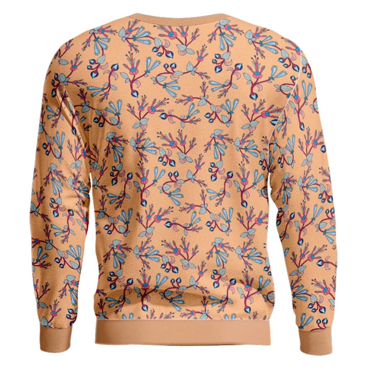 Swift Floral Peache Unisex Crewneck Long Sleeve Top Herman