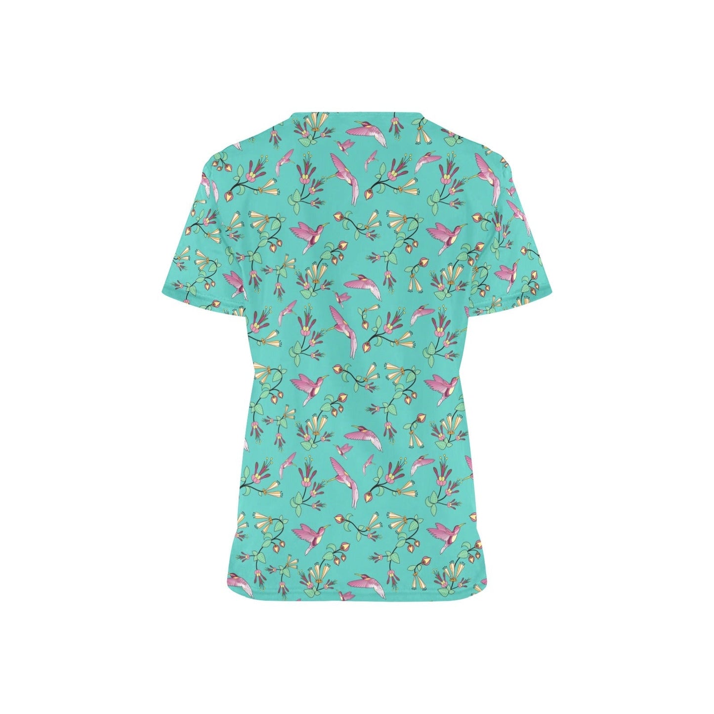 Swift Pastel All Over Print Scrub Top Scrub Top e-joyer