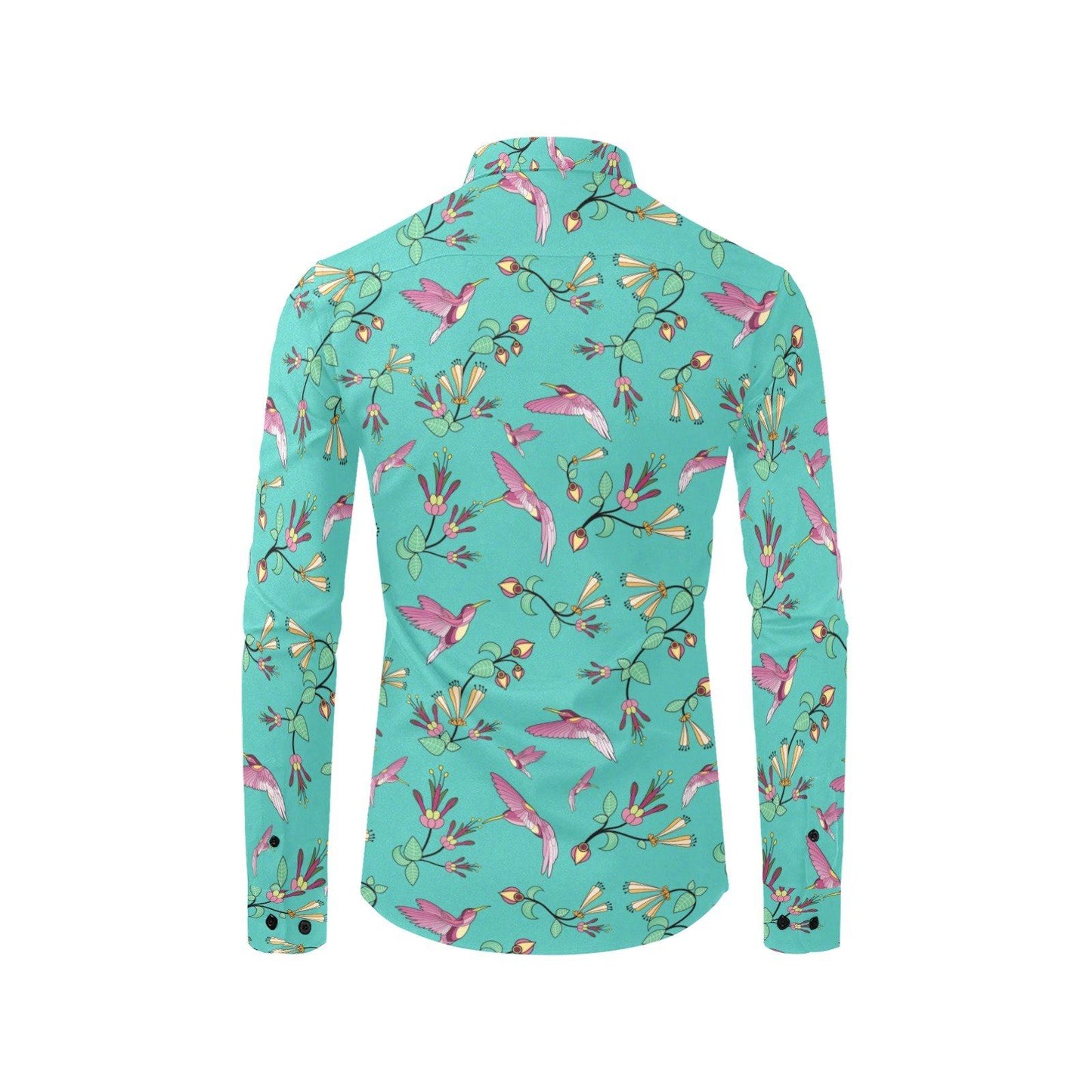 Swift Pastel Men's All Over Print Casual Dress Shirt (Model T61) Men's Dress Shirt (T61) e-joyer