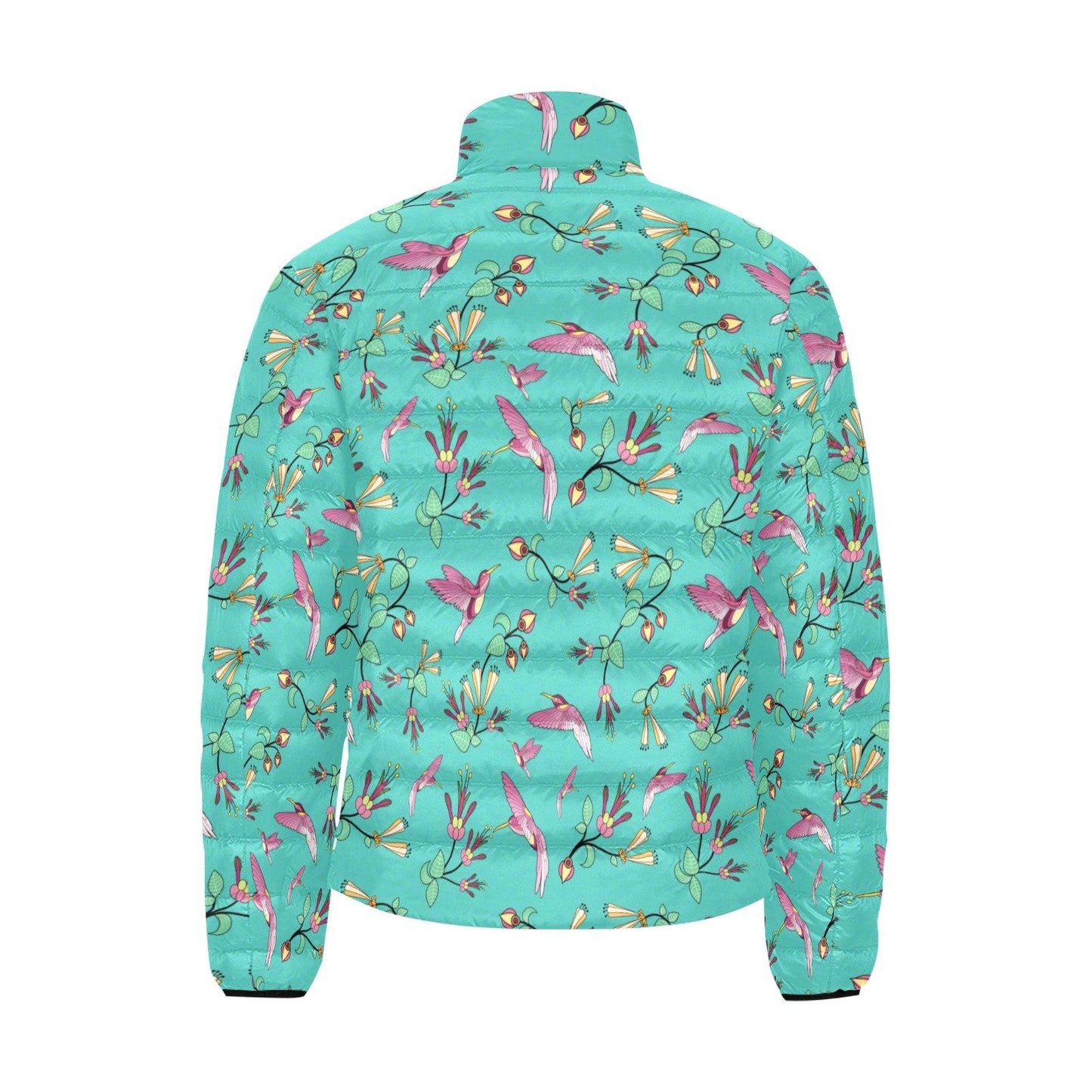 Swift Pastel Men's Stand Collar Padded Jacket (Model H41) Men's Stand Collar Padded Jacket (H41) e-joyer