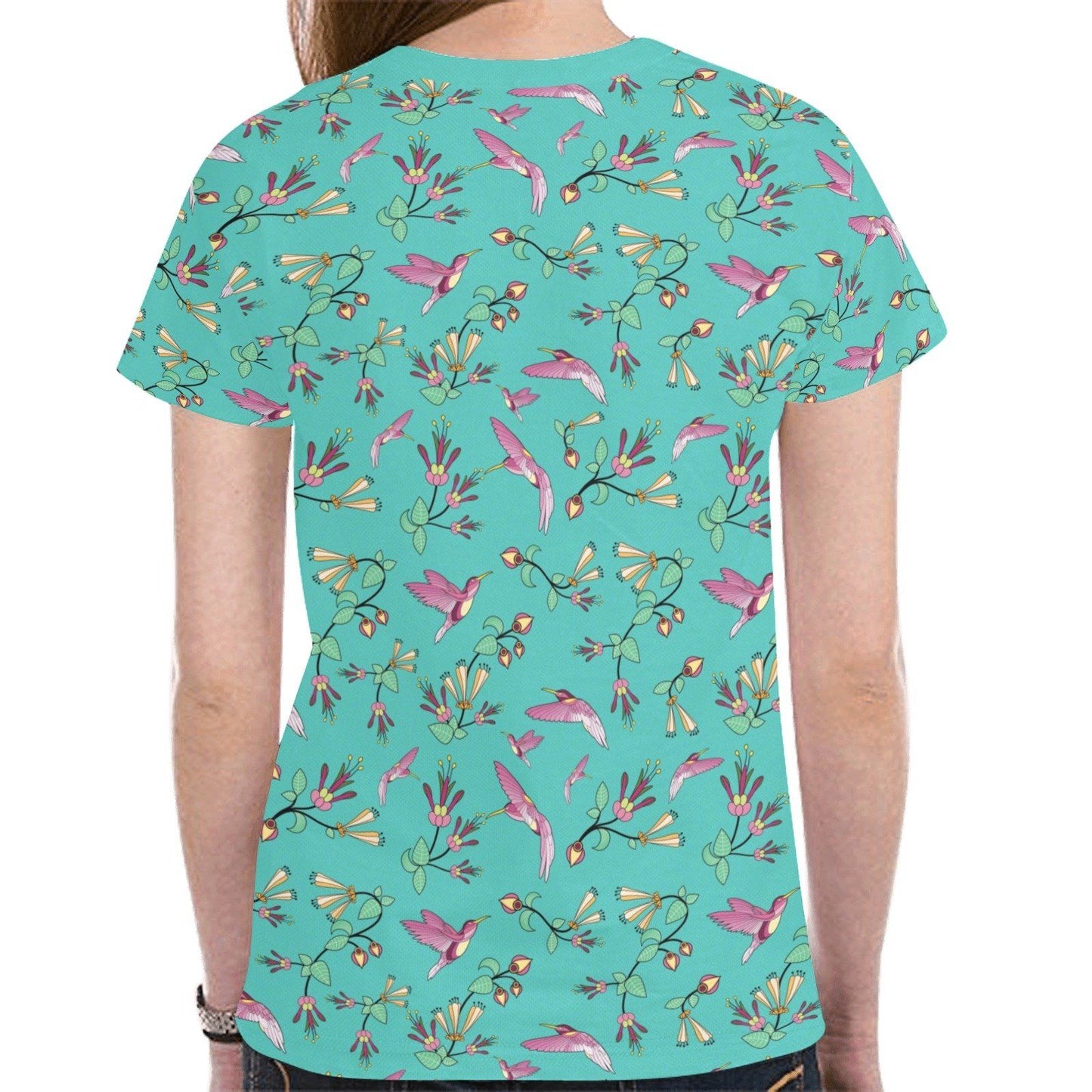 Swift Pastel New All Over Print T-shirt for Women (Model T45) tshirt e-joyer