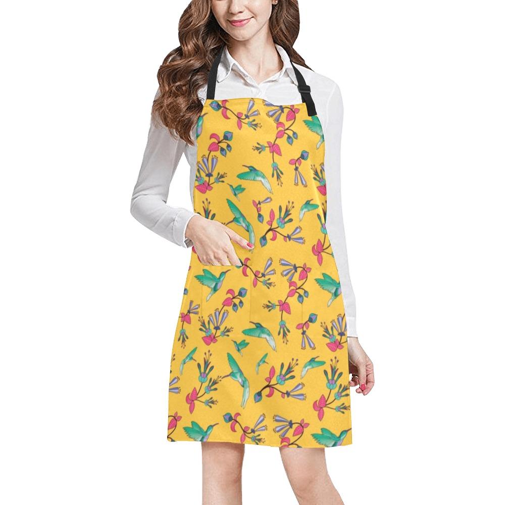 Swift Pastel Yellow All Over Print Apron All Over Print Apron e-joyer