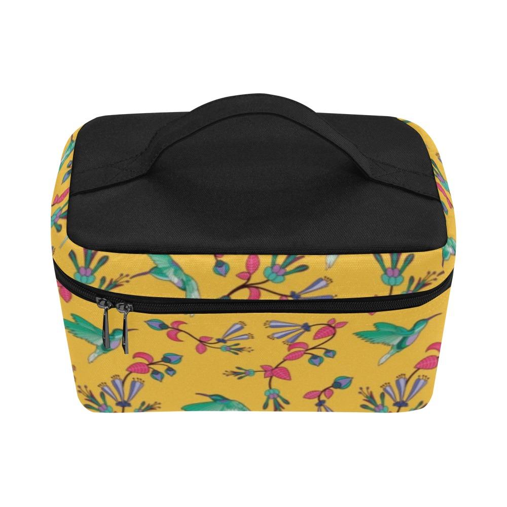 Swift Pastel Yellow Cosmetic Bag/Large (Model 1658) bag e-joyer