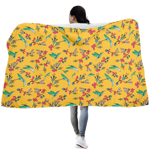 Swift Pastel Yellow Hooded Blanket blanket 49 Dzine 