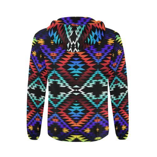 Taos Morning and Midnight All Over Print Full Zip Hoodie for Men (Model H14) All Over Print Full Zip Hoodie for Men (H14) e-joyer