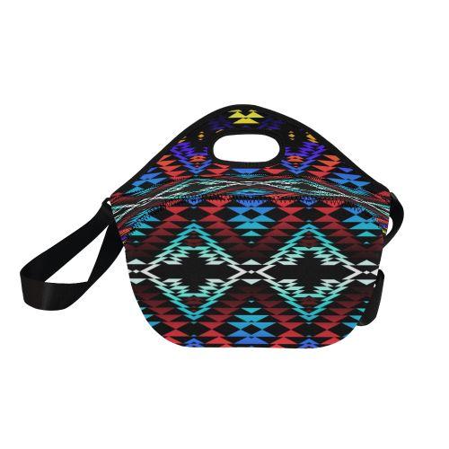 Taos Morning and Midnight Neoprene Lunch Bag/Large (Model 1669) Neoprene Lunch Bag/Large (1669) e-joyer