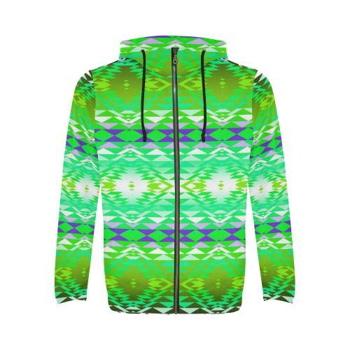Taos Powwow 90 All Over Print Full Zip Hoodie for Men (Model H14) All Over Print Full Zip Hoodie for Men (H14) e-joyer