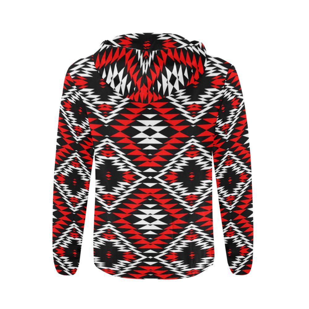 Taos Wool All Over Print Full Zip Hoodie for Men (Model H14) All Over Print Full Zip Hoodie for Men (H14) e-joyer