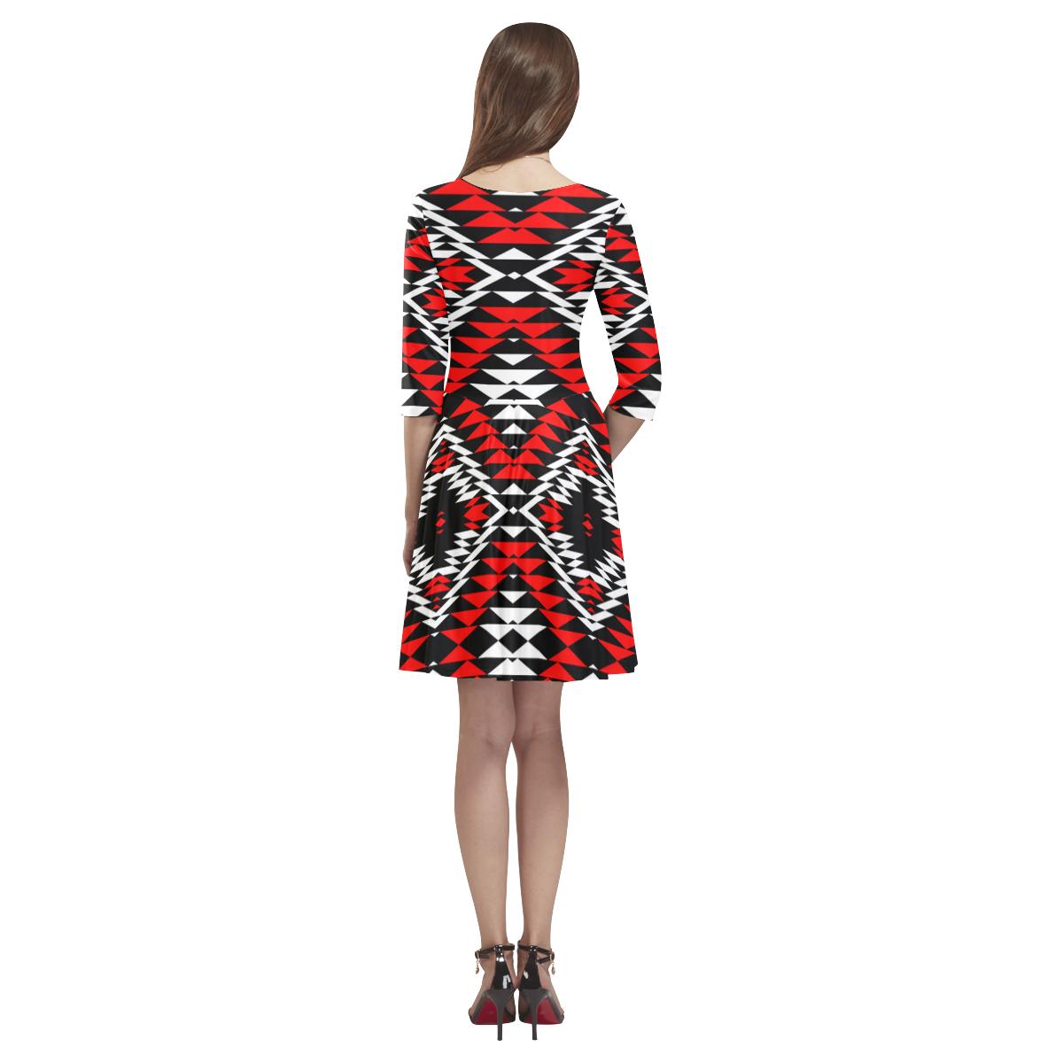 Taos Wool Tethys Half-Sleeve Skater Dress(Model D20) Tethys Half-Sleeve Skater Dress (D20) e-joyer