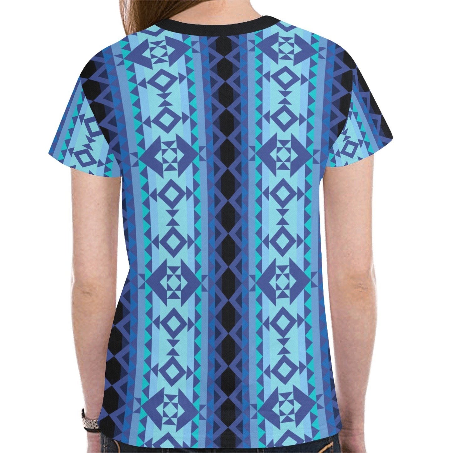 Tipi New All Over Print T-shirt for Women (Model T45) tshirt e-joyer