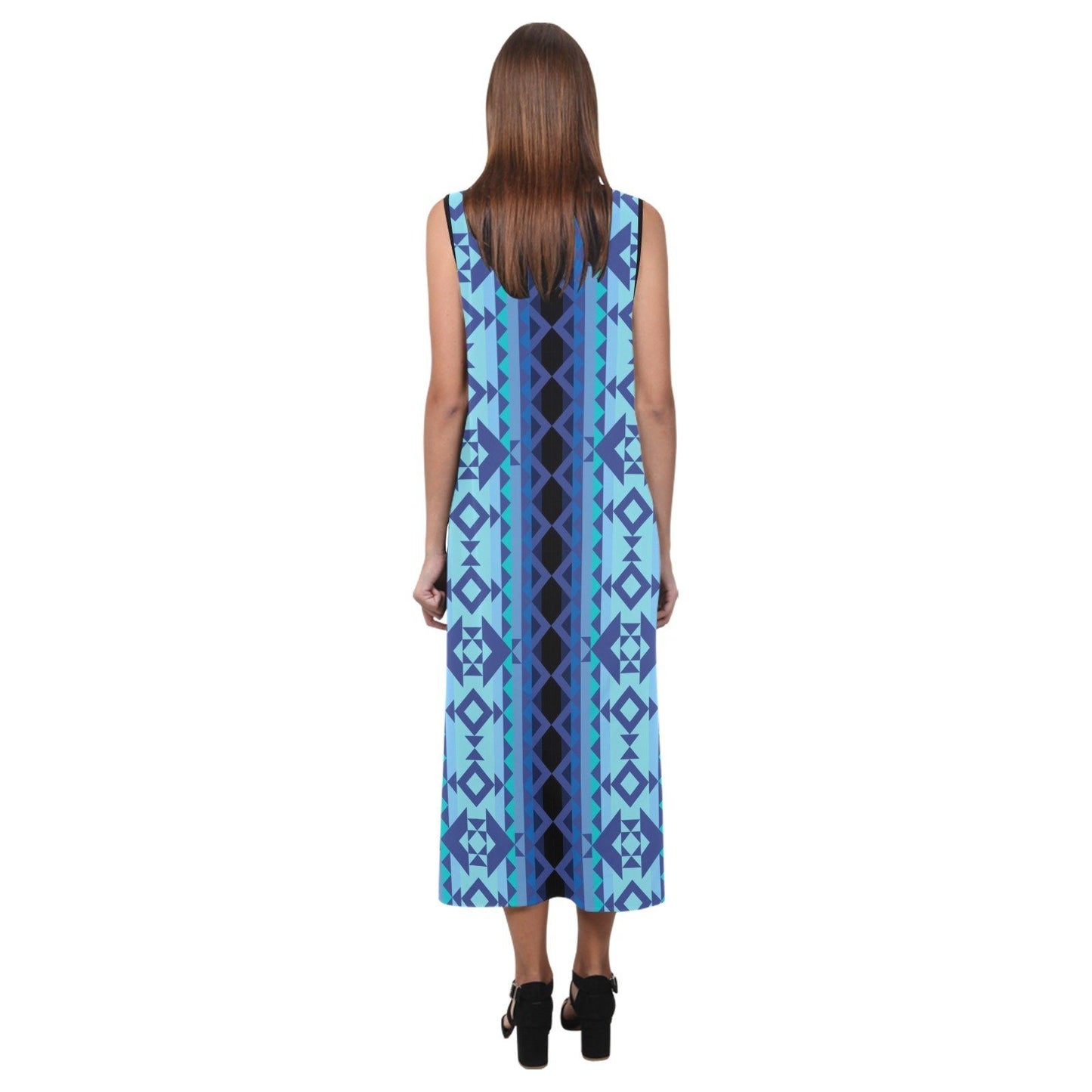 Tipi Phaedra Sleeveless Open Fork Long Dress (Model D08) dress e-joyer