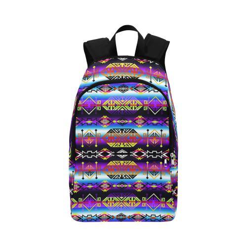 Trade Route West Fabric Backpack for Adult (Model 1659) Casual Backpack for Adult (1659) e-joyer