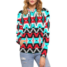 Load image into Gallery viewer, Two Spirit Dance All Over Print Hoodie for Women (USA Size) (Model H13) All Over Print Hoodie for Women (H13) e-joyer 

