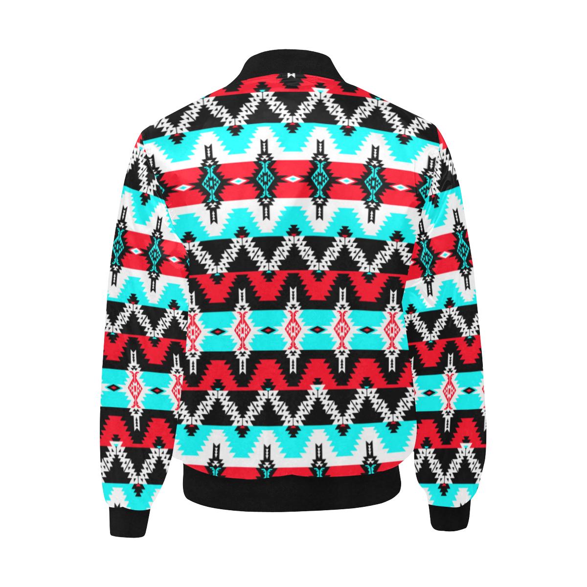 Two Spirit Dance All Over Print Quilted Bomber Jacket for Men (Model H33) All Over Print Quilted Jacket for Men (H33) e-joyer