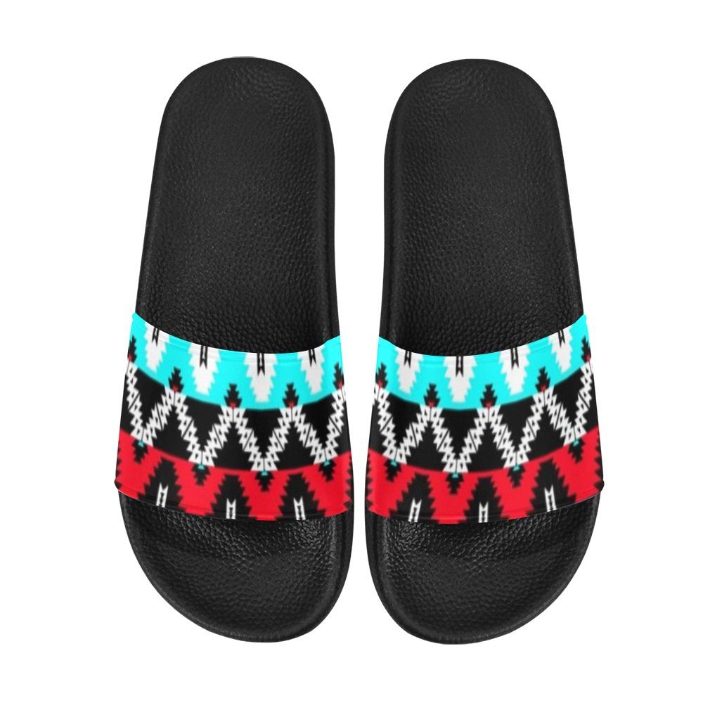Two Spirit Dance Women's Slide Sandals (Model 057) Women's Slide Sandals (057) e-joyer