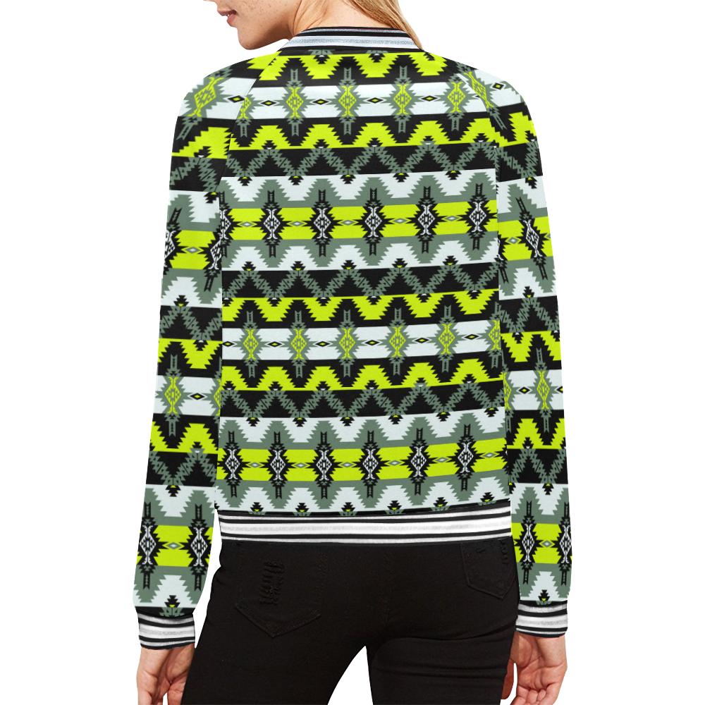 Two Spirit Medicine All Over Print Bomber Jacket for Women (Model H21) All Over Print Bomber Jacket for Women (H21) e-joyer