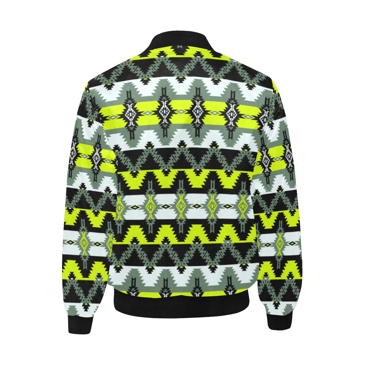 Two Spirit Medicine All Over Print Quilted Bomber Jacket for Men (Model H33) All Over Print Quilted Jacket for Men (H33) e-joyer