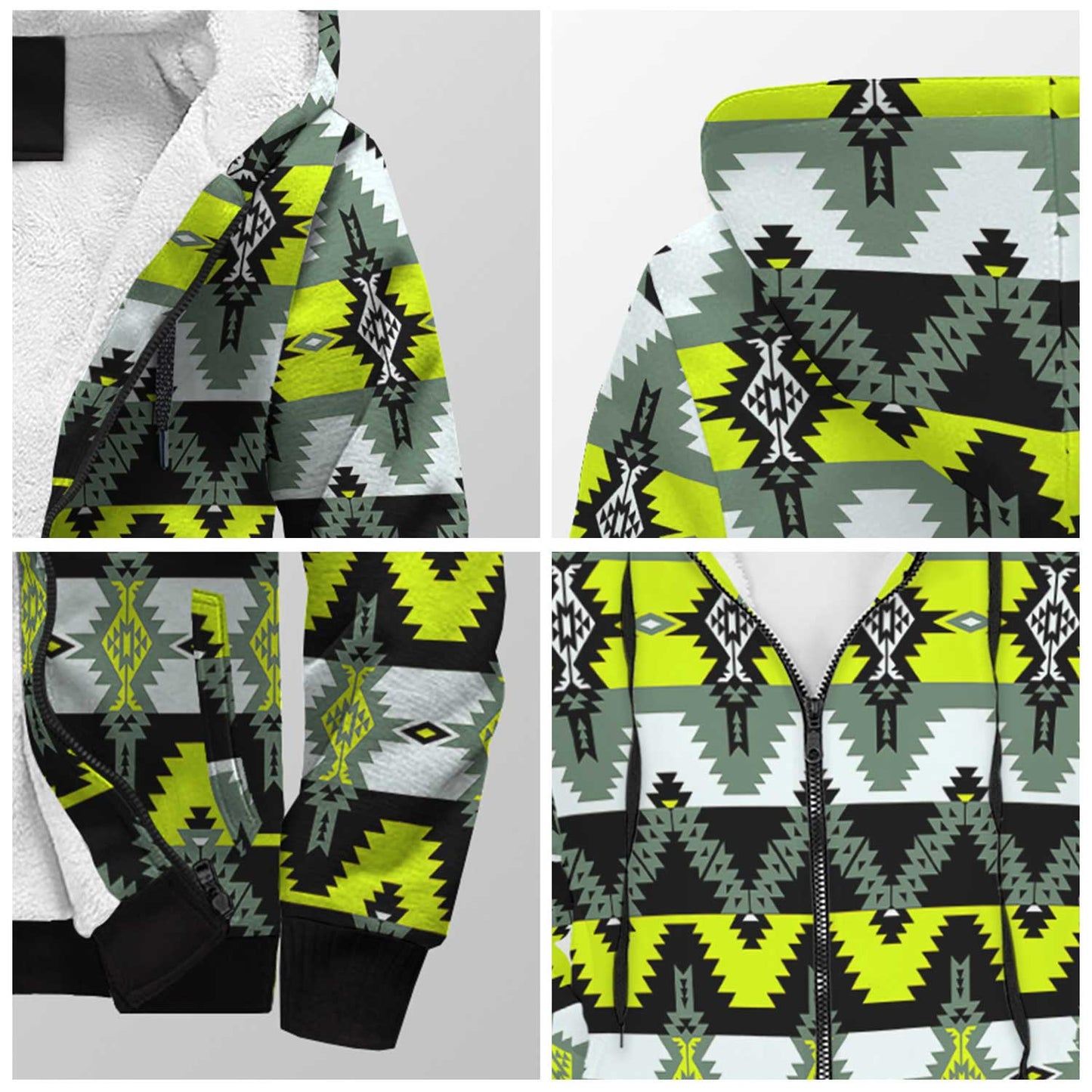 Two Spirit Medicine Sherpa Hoodie 49 Dzine