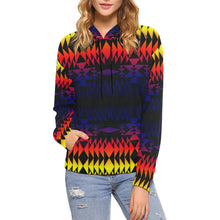 Load image into Gallery viewer, Two Worlds Apart All Over Print Hoodie for Women (USA Size) (Model H13) All Over Print Hoodie for Women (H13) e-joyer 

