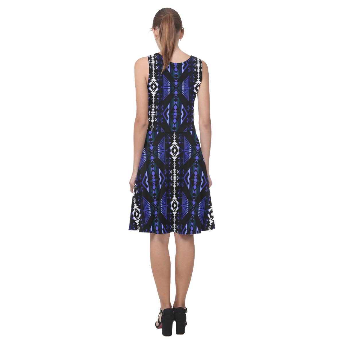 Upstream Expedition Forest Sky Atalanta Casual Sundress(Model D04) Atalanta Sundress (D04) e-joyer