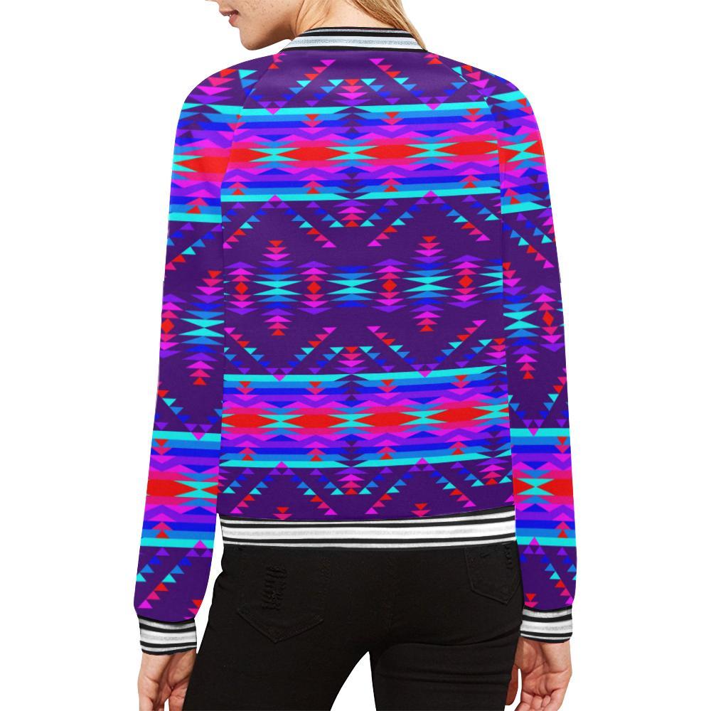 Vision of Peace LG All Over Print Bomber Jacket for Women (Model H21) All Over Print Bomber Jacket for Women (H21) e-joyer