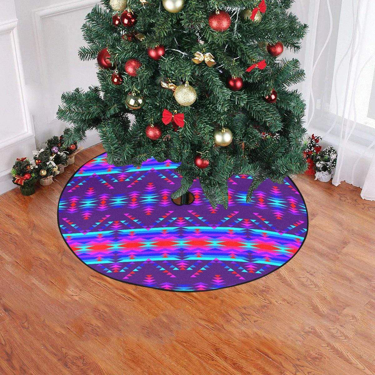 Vision of Peace LG Christmas Tree Skirt 47" x 47" Christmas Tree Skirt e-joyer