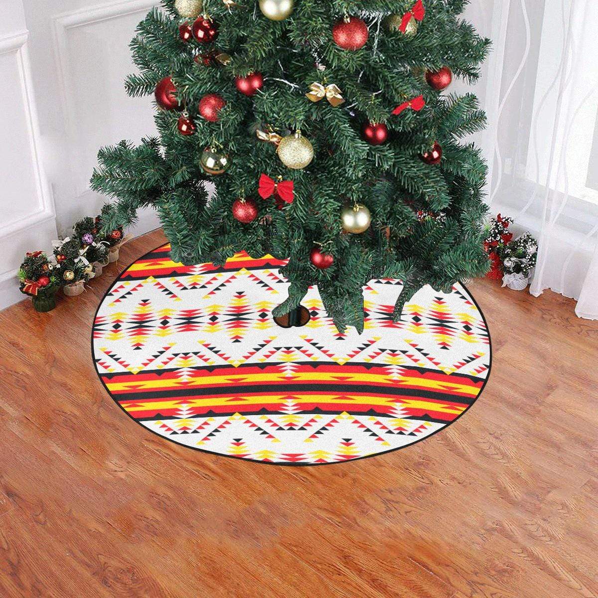 Visions of Peace Directions Christmas Tree Skirt 47" x 47" Christmas Tree Skirt e-joyer