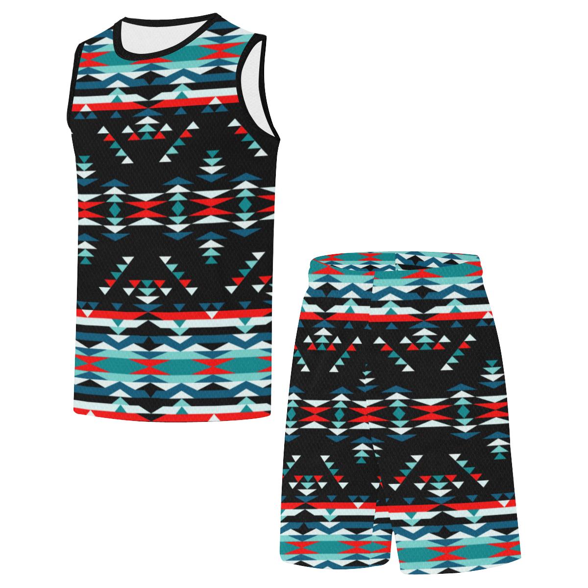 Visions of Peaceful Nights All Over Print Basketball Uniform Basketball Uniform e-joyer