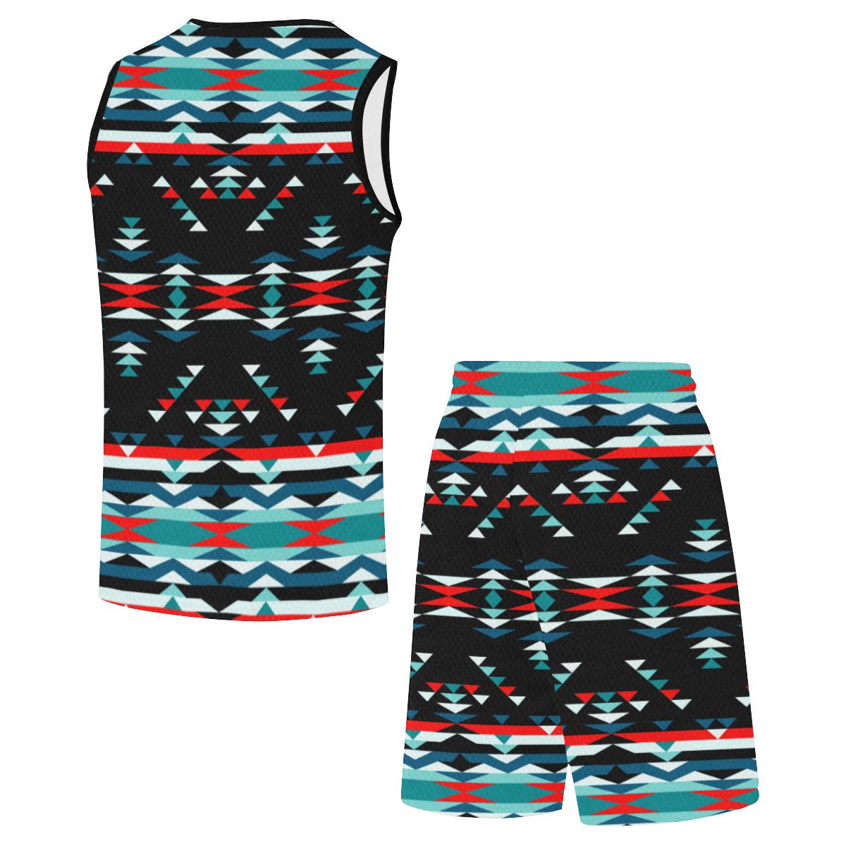 Visions of Peaceful Nights All Over Print Basketball Uniform Basketball Uniform e-joyer