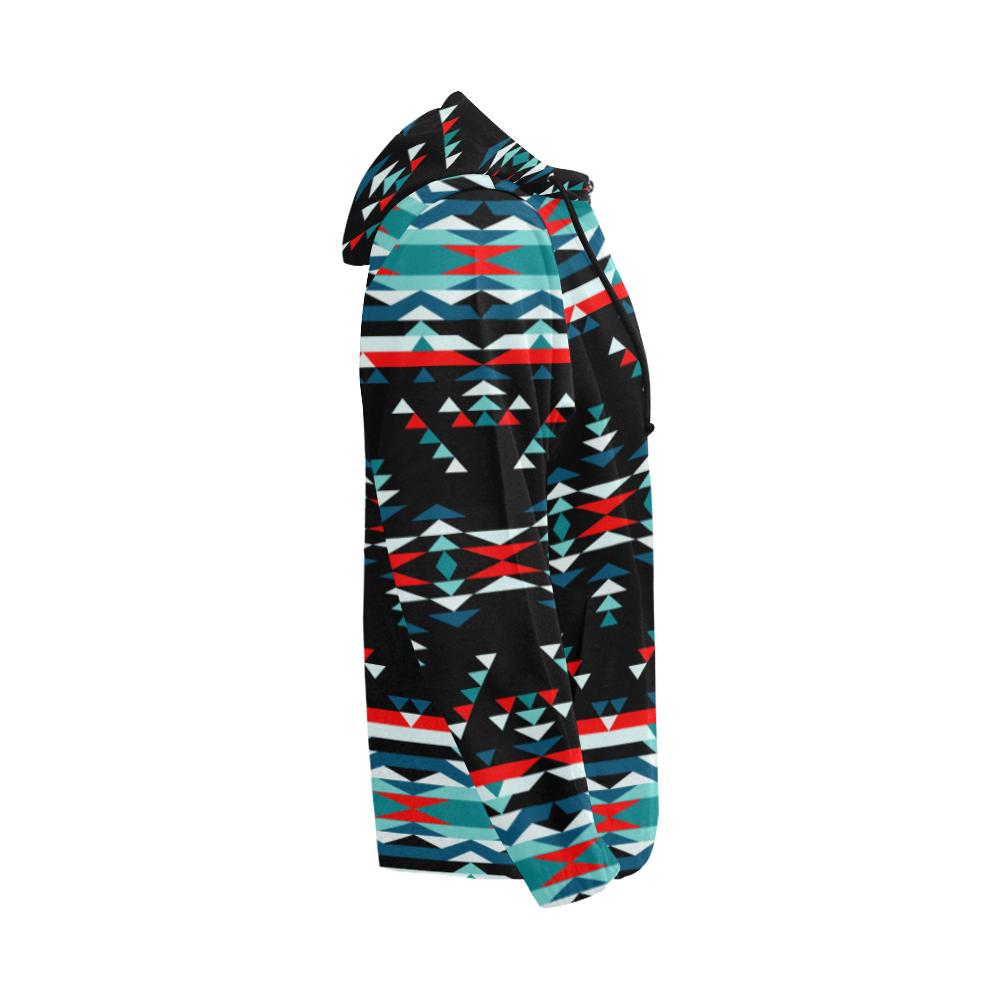 Visions of Peaceful Nights All Over Print Full Zip Hoodie for Men (Model H14) All Over Print Full Zip Hoodie for Men (H14) e-joyer