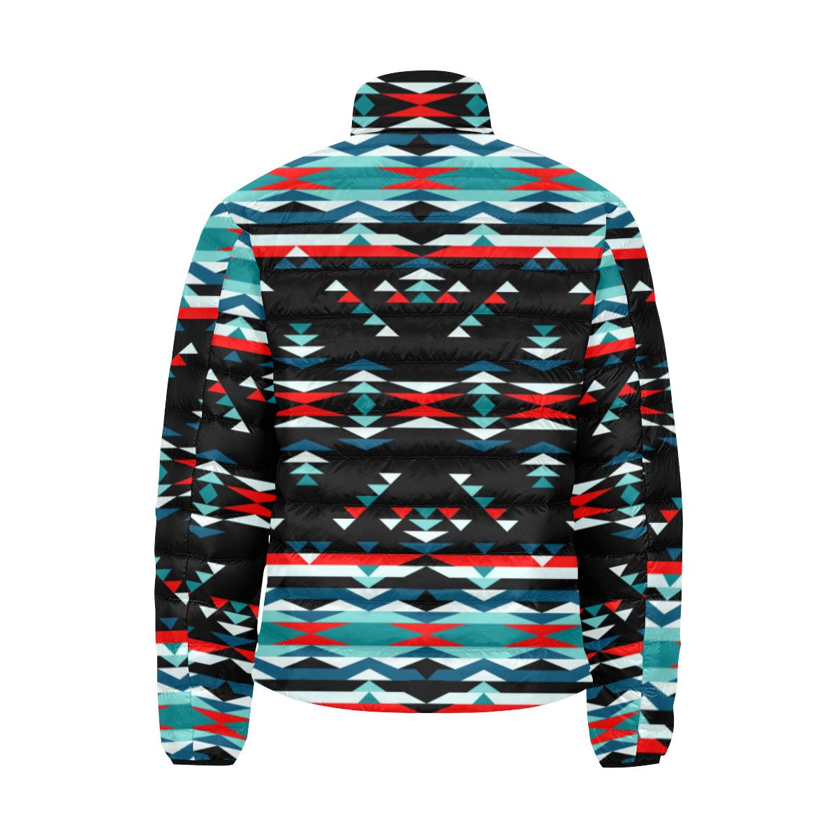 Visions of Peaceful Nights Men's Stand Collar Padded Jacket (Model H41) Men's Stand Collar Padded Jacket (H41) e-joyer