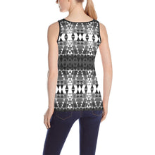 Load image into Gallery viewer, Writing on Stone Black and White All Over Print Tank Top for Women (Model T43) All Over Print Tank Top for Women (T43) e-joyer 
