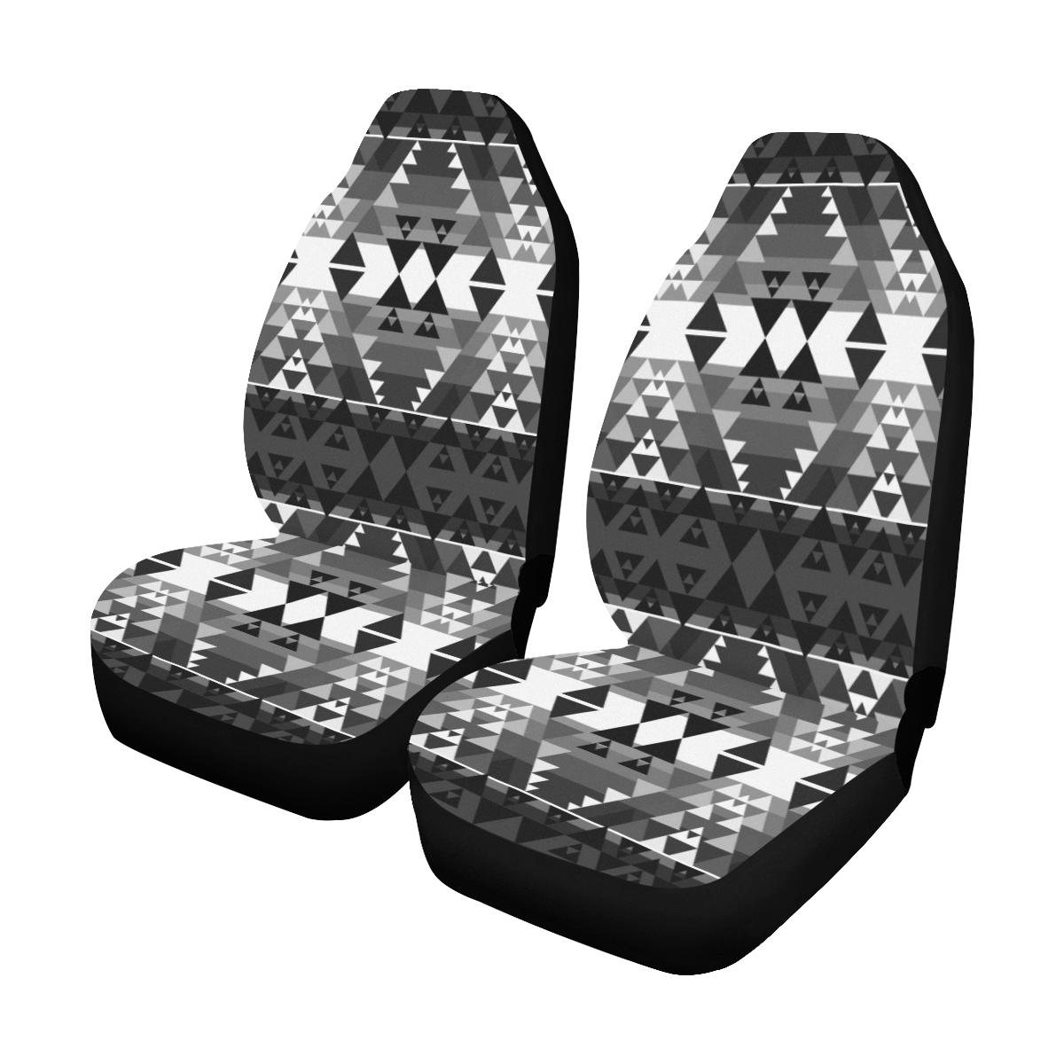 Writing on Stone Black and White Car Seat Covers (Set of 2) Car Seat Covers e-joyer