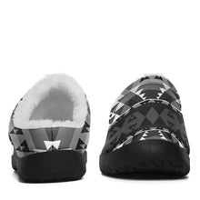 Load image into Gallery viewer, Writing on Stone Black and White Ikinnii Indoor Slipper 49 Dzine 
