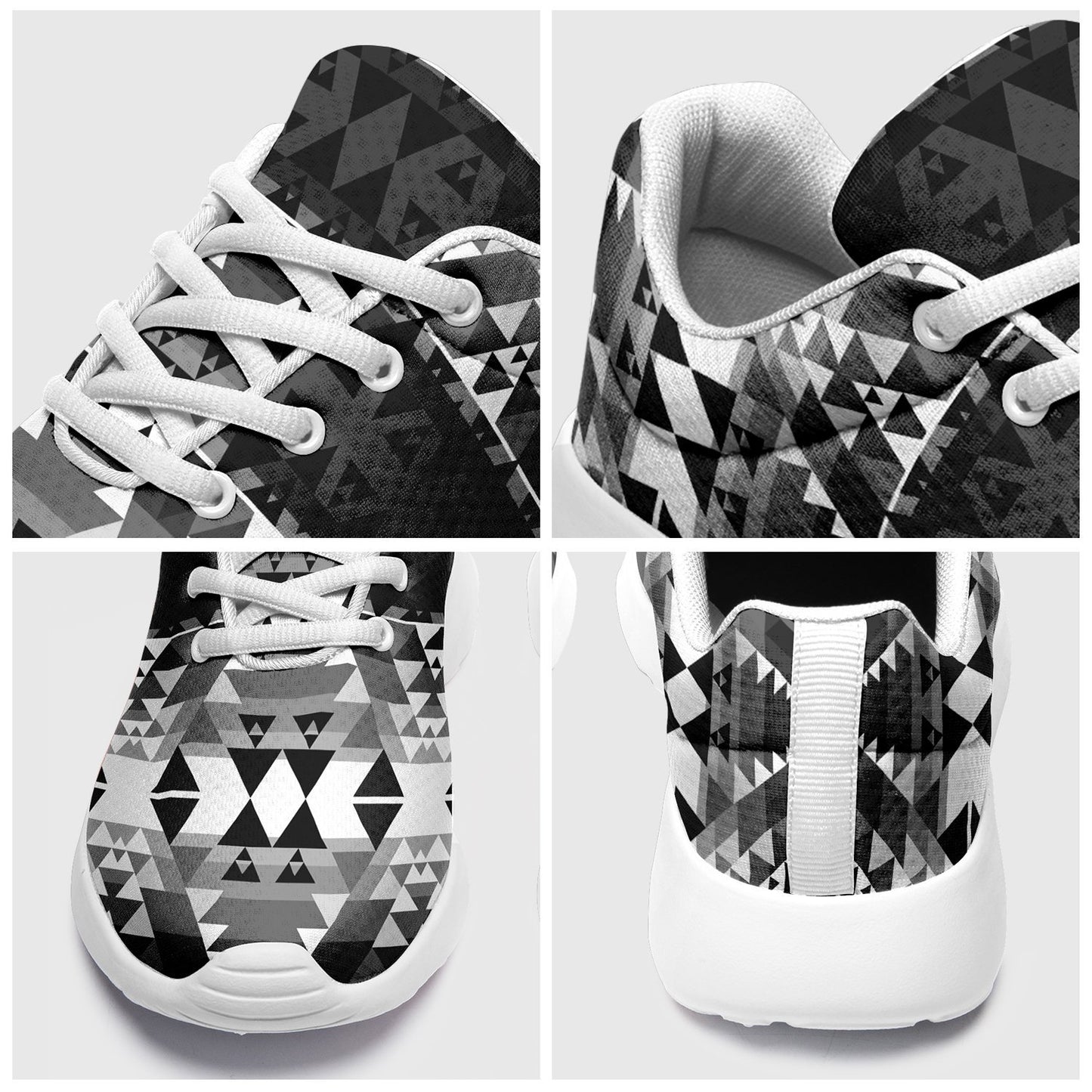 Writing on Stone Black and White Ikkaayi Sport Sneakers 49 Dzine
