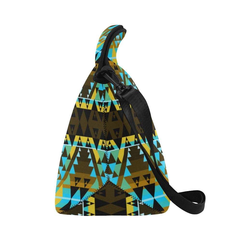 Writing on Stone Broken Lodge Neoprene Lunch Bag/Large (Model 1669) Neoprene Lunch Bag/Large (1669) e-joyer