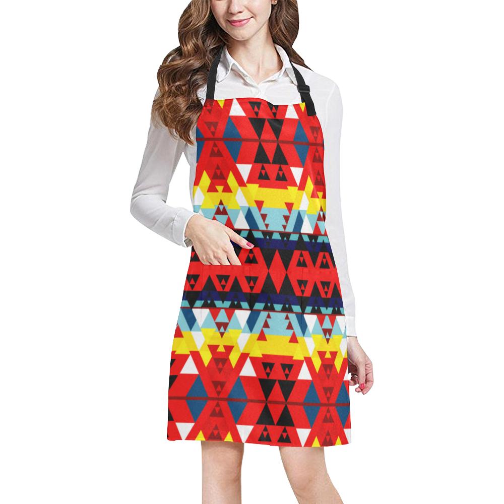 Writing on Stone Enemy Retreat All Over Print Apron All Over Print Apron e-joyer