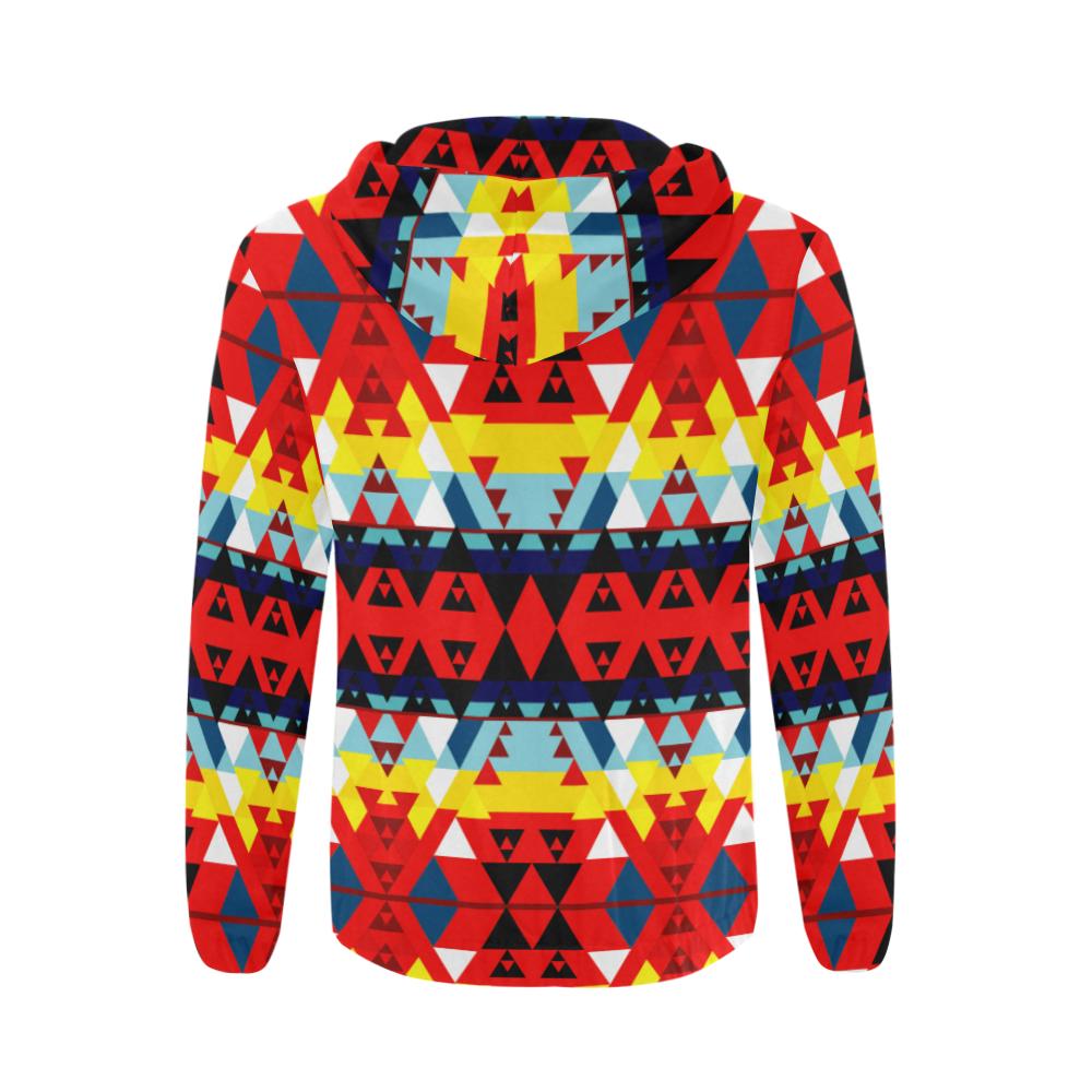 Writing on Stone Enemy Retreat All Over Print Full Zip Hoodie for Men (Model H14) All Over Print Full Zip Hoodie for Men (H14) e-joyer