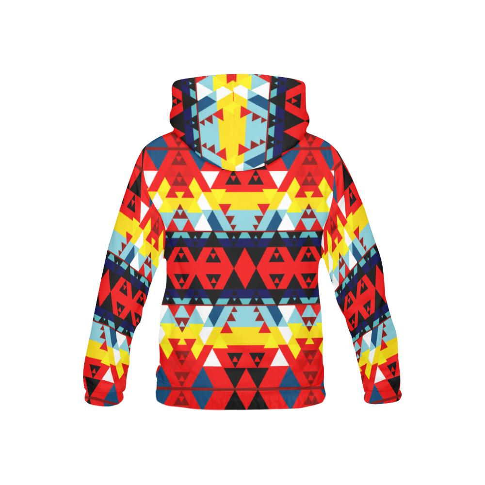 Writing on Stone Enemy Retreat All Over Print Hoodie for Kid (USA Size) (Model H13) All Over Print Hoodie for Kid (H13) e-joyer