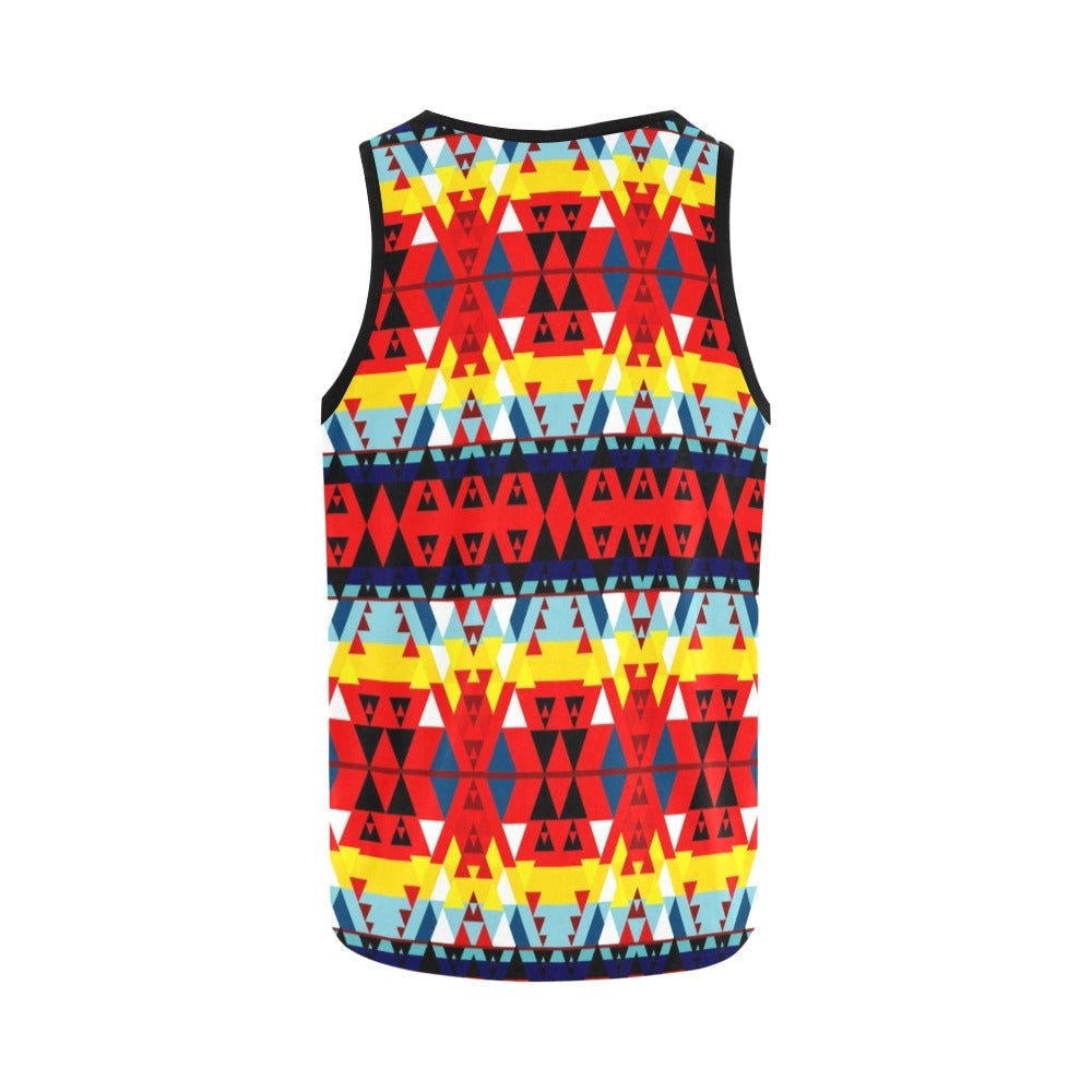 Writing on Stone Enemy Retreat All Over Print Tank Top for Women (Model T43) All Over Print Tank Top for Women (T43) e-joyer