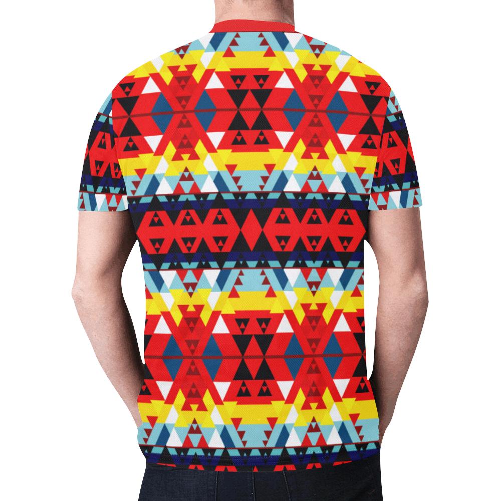 Writing on Stone Enemy Retreat New All Over Print T-shirt for Men (Model T45) New All Over Print T-shirt for Men (T45) e-joyer