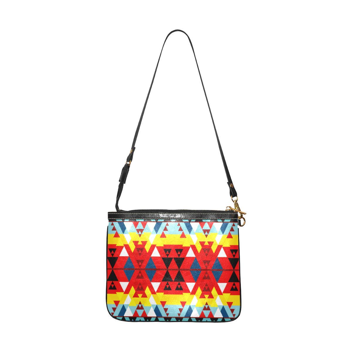 Writing on Stone Enemy Retreat Small Shoulder Bag (Model 1710) Small Shoulder Bag (1710) e-joyer