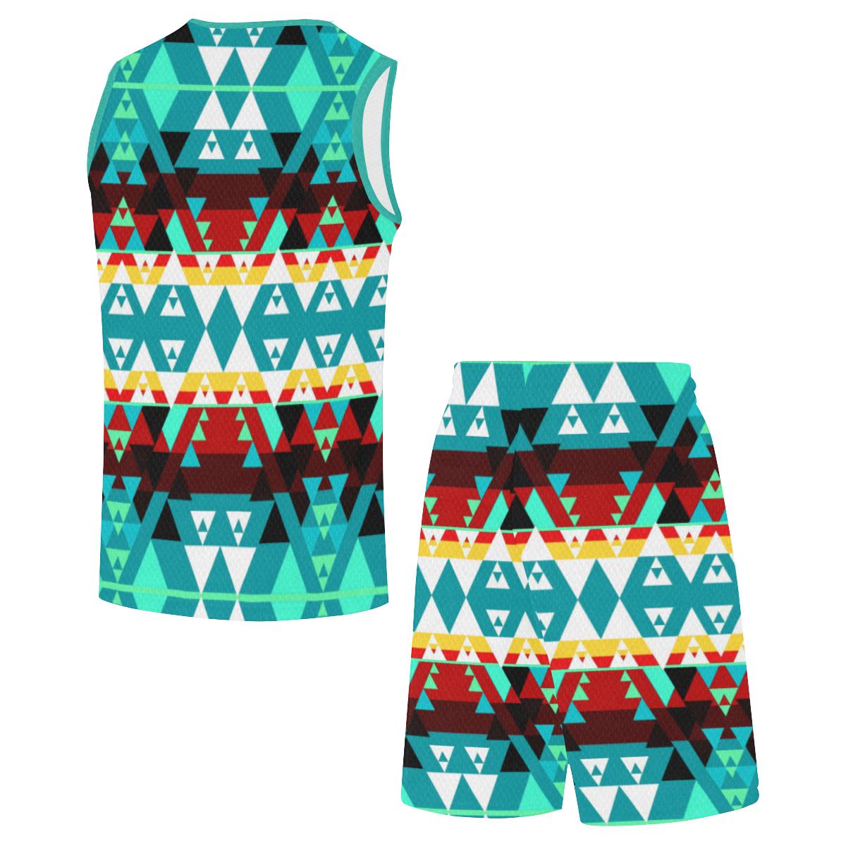 Writing on Stone Wheel All Over Print Basketball Uniform Basketball Uniform e-joyer