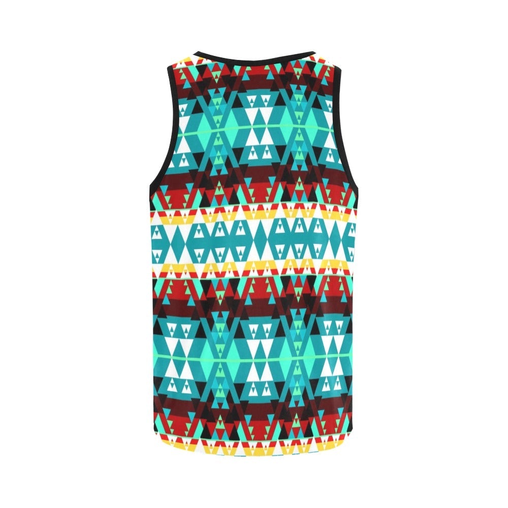 Writing on Stone Wheel All Over Print Tank Top for Women (Model T43) All Over Print Tank Top for Women (T43) e-joyer