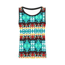 Load image into Gallery viewer, Writing on Stone Wheel All Over Print Tank Top for Women (Model T43) All Over Print Tank Top for Women (T43) e-joyer 
