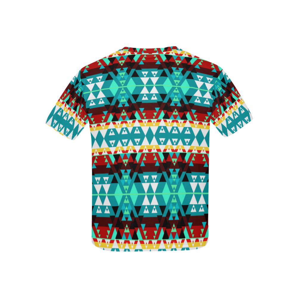 Writing on Stone Wheel Kids' All Over Print T-shirt (USA Size) (Model T40) All Over Print T-shirt for Kid (T40) e-joyer